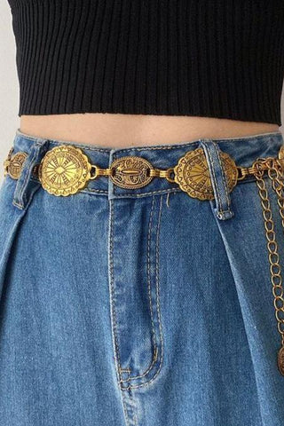 Boho Chic Metal Waist Belts - 4inme 