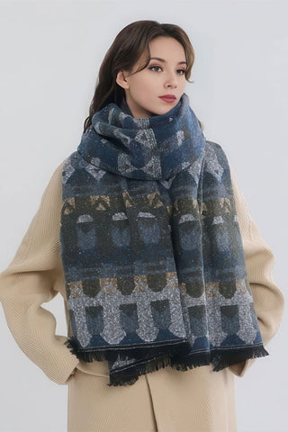 Boho Tribal Travel Shawl Cape - 4inme 