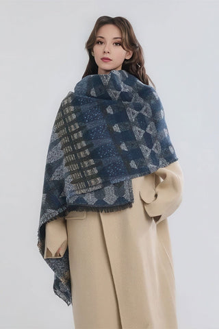 Boho Tribal Travel Shawl Cape - 4inme 
