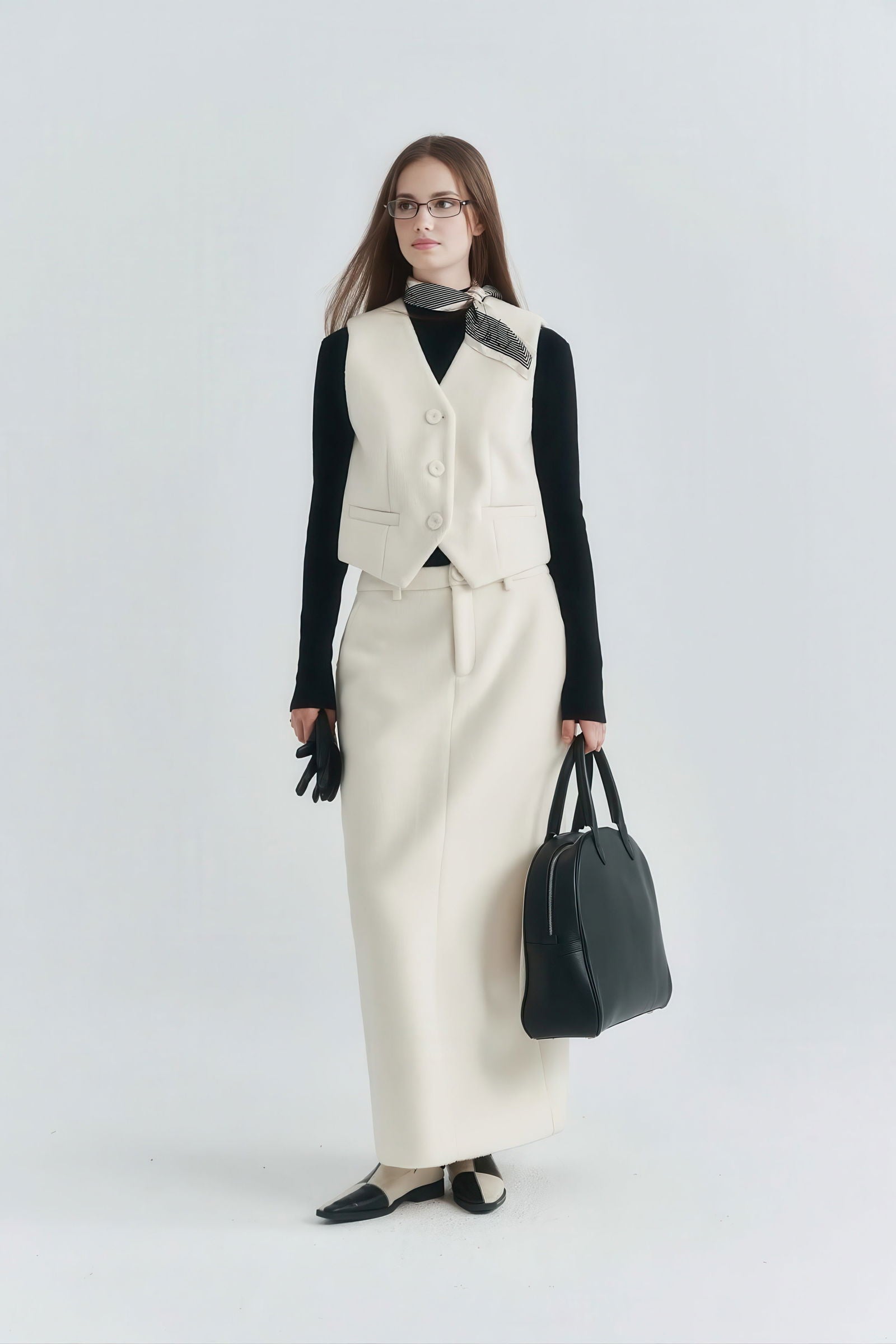 Classic Cashmere Wool Vest - Women's Autumn/Winter Layered Look - 4inme 