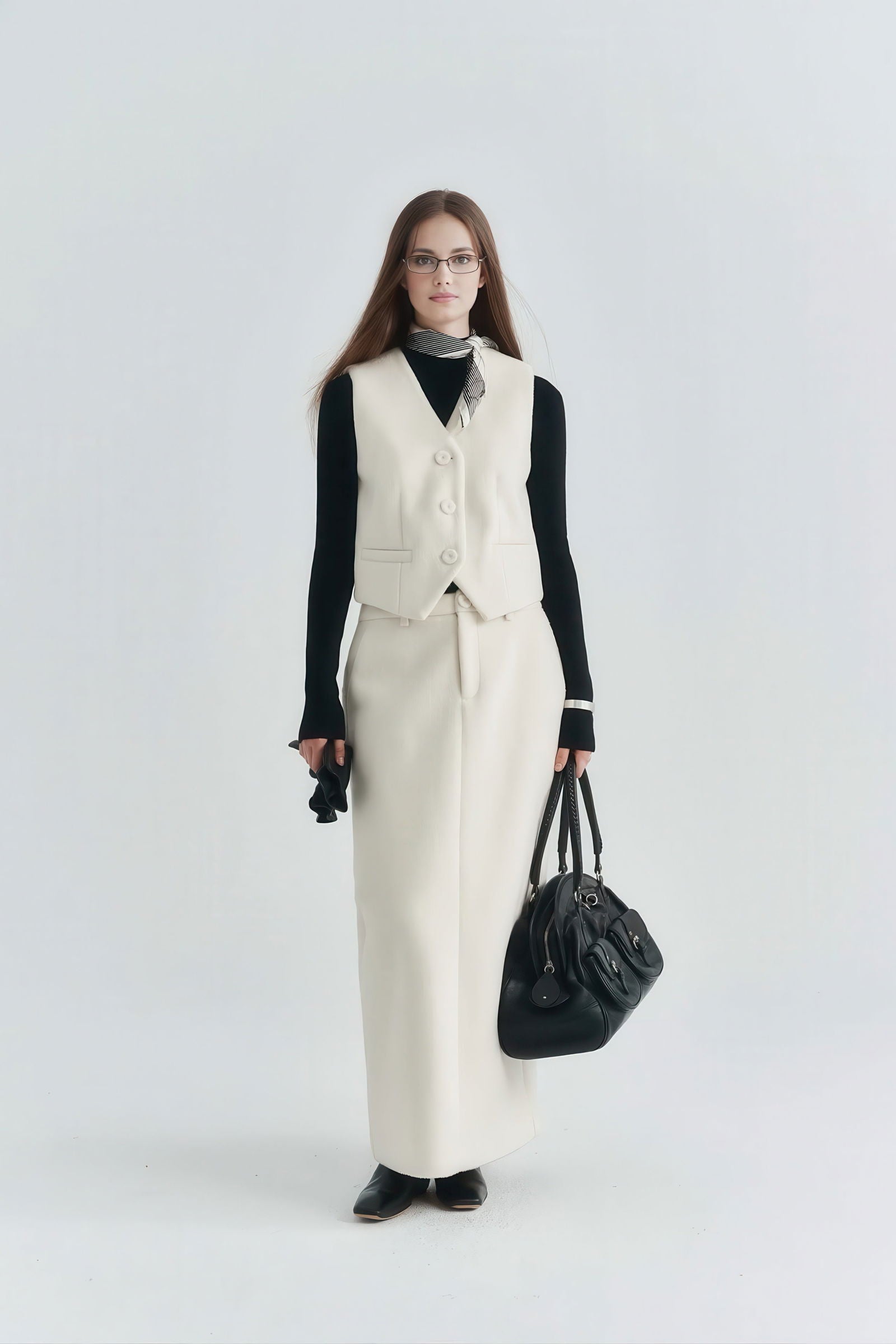 Classic Cashmere Wool Vest - Women's Autumn/Winter Layered Look - 4inme 
