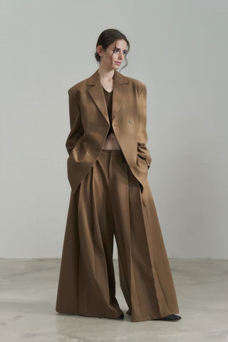 Flattering Single-Button Blazer - Slim Fit for Fall - 4inme 