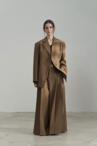 Flattering Single-Button Blazer - Slim Fit for Fall - 4inme 