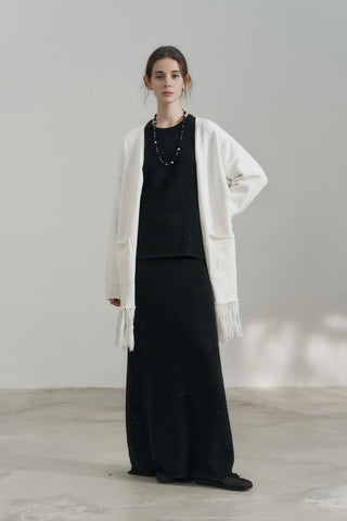 Knit Sweater & Trousers Set - Slimming Fall Ensemble - 4inme 