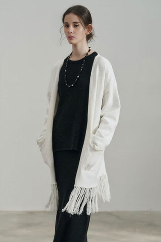 Knit Sweater & Trousers Set - Slimming Fall Ensemble - 4inme 