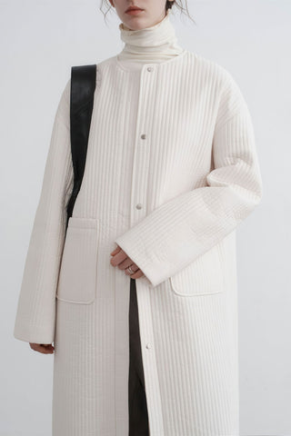 Longline Oversized Puffer Coat - Women's Luxe Winter Casual Overknee Jacket - 4inme 