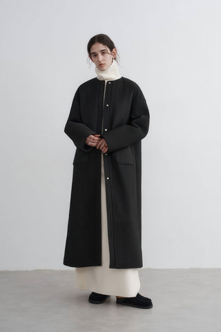 Longline Oversized Puffer Coat - Women's Luxe Winter Casual Overknee Jacket - 4inme 