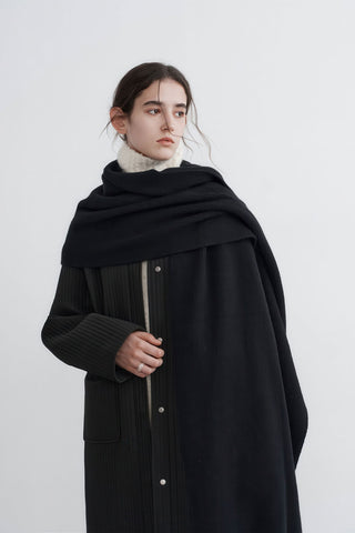 Longline Oversized Puffer Coat - Women's Luxe Winter Casual Overknee Jacket - 4inme 