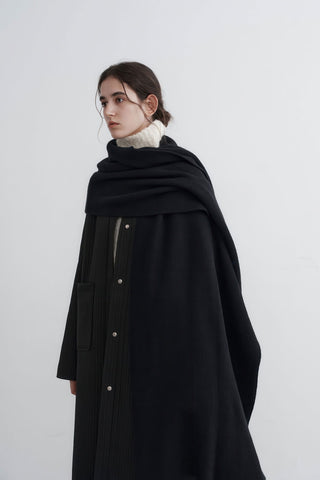 Longline Oversized Puffer Coat - Women's Luxe Winter Casual Overknee Jacket - 4inme 