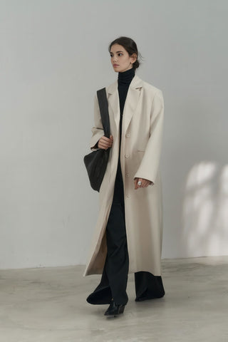 Luxe Longline Black Blazer - Elegant Commute Essential - 4inme 