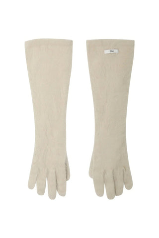Luxe Otter Fur Gloves - Vintage-Inspired Five-Finger Design - 4inme 