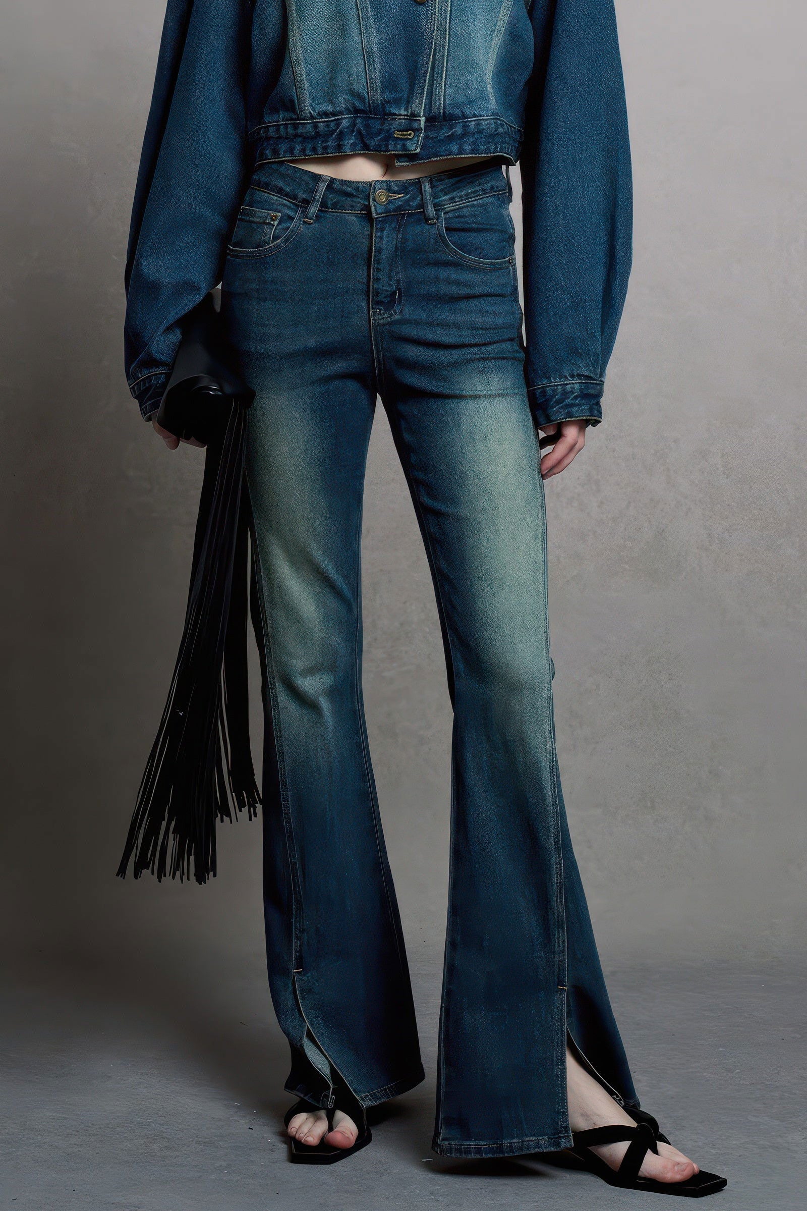 Slimming Flare Jeans - Tall Women's Fall Essential - 4inme 