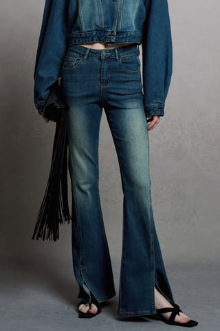 Slimming Flare Jeans - Tall Women's Fall Essential - 4inme 