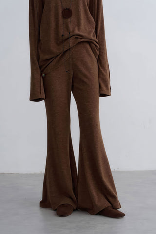 Slimming Knit Top and Pants Set - Effortless Fall Chic - 4inme 