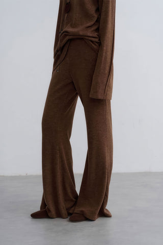 Slimming Knit Top and Pants Set - Effortless Fall Chic - 4inme 