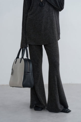 Slimming Knit Top and Pants Set - Effortless Fall Chic - 4inme 