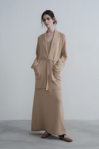 Soft Tencel Knit Cardigan - Effortless Style - 4inme 