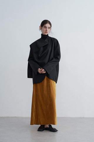 Textured Satin Slip Dress - Relaxed Fall Fit - 4inme 