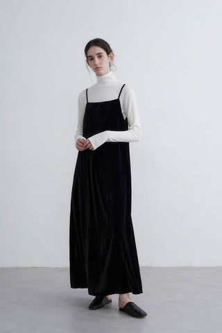 Textured Satin Slip Dress - Relaxed Fall Fit - 4inme 