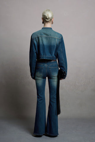Trendy Cropped Denim Jacket - Stylish Fall 2024 Collection - 4inme 